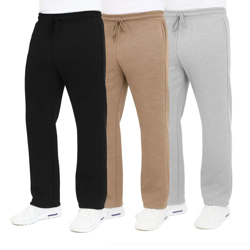 Men's Premium Heavyweight Fleece Sweatpants: Ultimate Comfort, Durable Style, Relaxed Fit