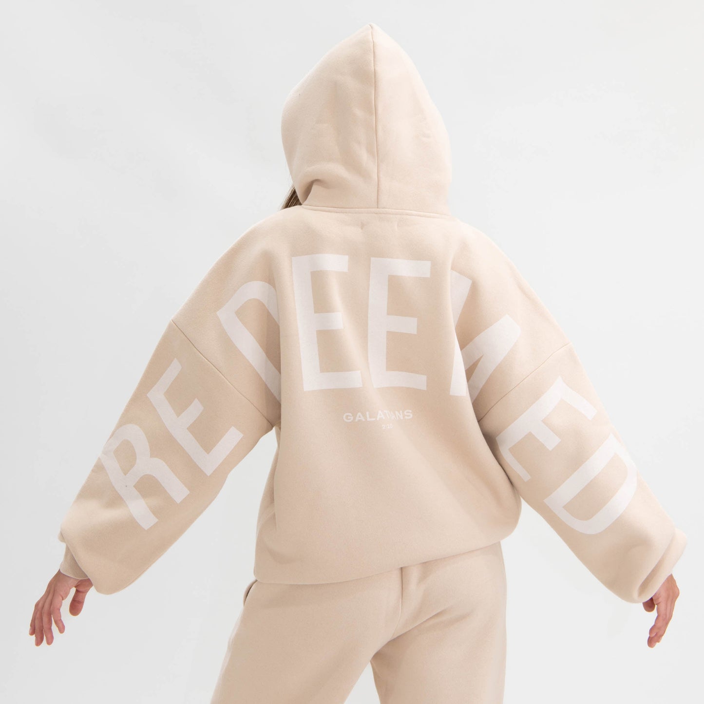 Premium Oversized Kingdom Essential Hoodie – Ultra-Soft Streetwear Style with Faith Print